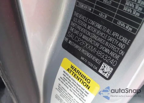 2021 Land Rover Discovery Sport Se from USA, damaged, VIN SALCP2FXXMH893240